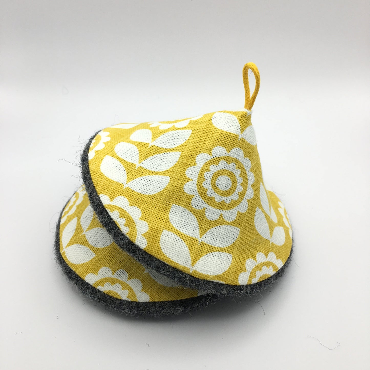 Maniques Tournesols - Jaune / Anthracite