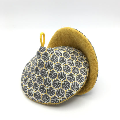 Maniques Japonaises - Gris / Ocre