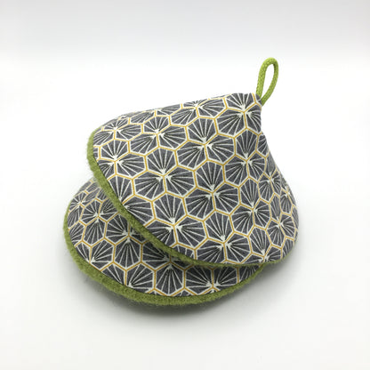 Maniques Japonaises - Gris / Vert