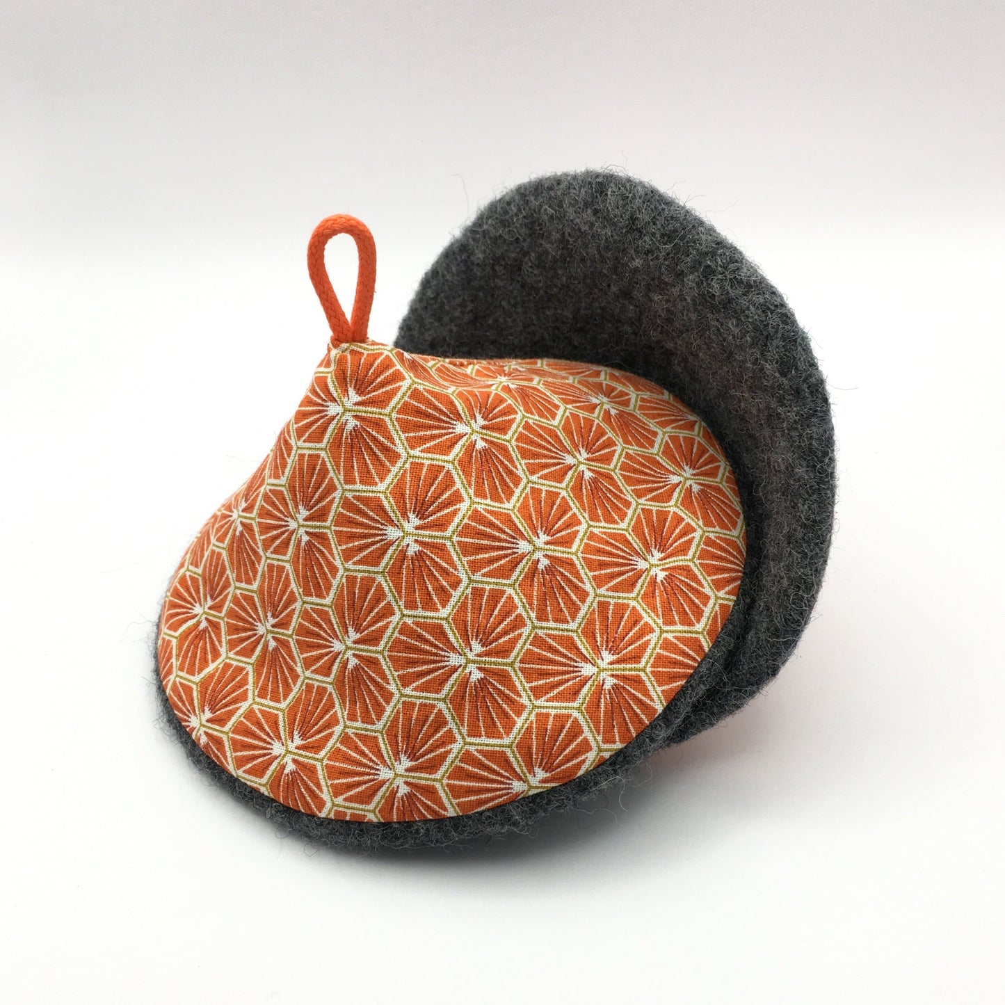 Maniques Japonaises - Orange / Anthracite