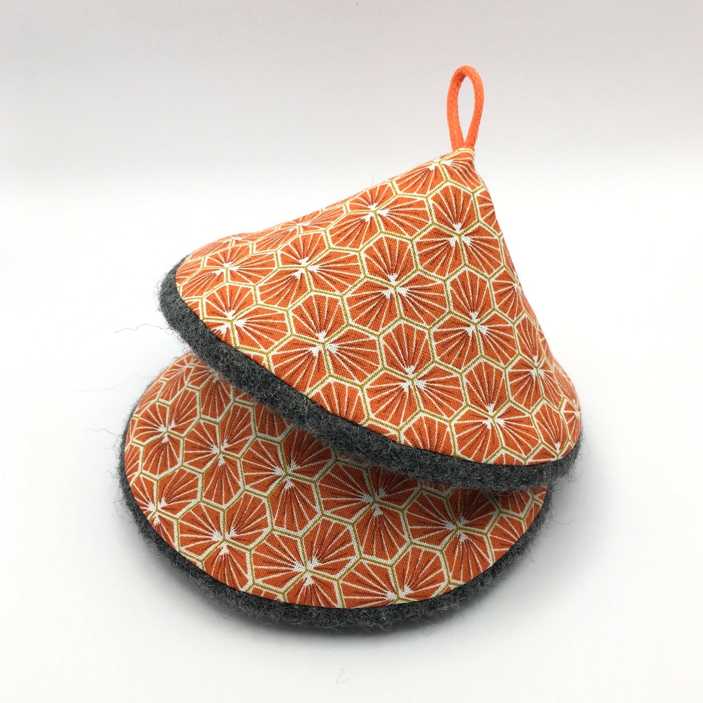 Maniques Japonaises - Orange / Anthracite