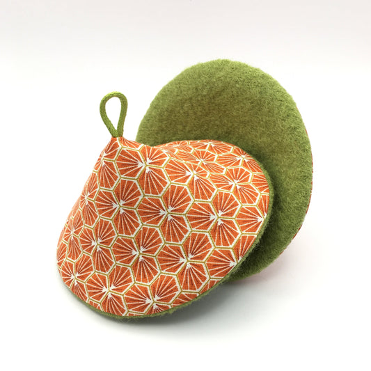 Maniques Japonaises - Orange / Vert