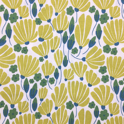 Maniques Fleurs - Anis / Pétrole