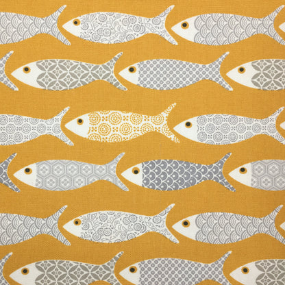 Maniques Poissons - Jaune / Anthracite